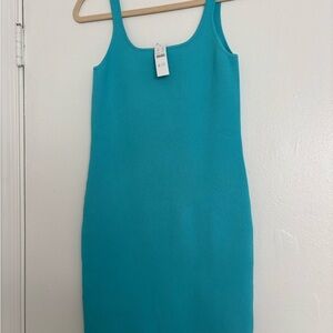 J. Crew Vibrant Blue Mini Dress